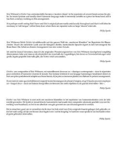 October von Eric Whitacre 