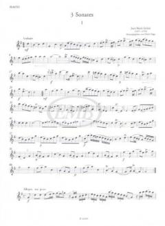 3 Sonatas von Jean-Marie LeClair 