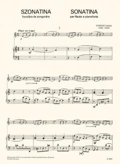 Sonatina von Ferenc Farkas 