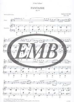 Fantaisie von Gabriel Fauré 