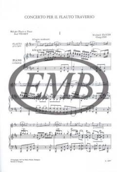 Concerto per il flauto traverso (1766) von Michael Haydn 