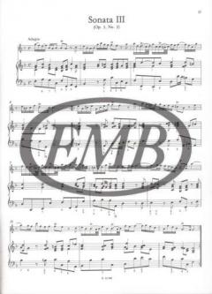 12 Sonaten op. 3 Band 1 von Jean Baptiste Loeillet 'de Gant 