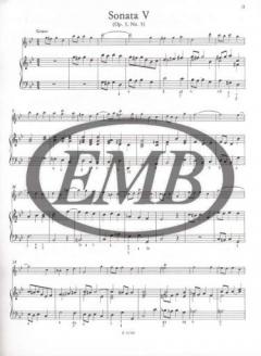 12 Sonaten op. 3 Band 2 von Jean Baptiste Loeillet 'de Gant 