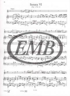 12 Sonaten op. 3 Band 2 von Jean Baptiste Loeillet 'de Gant 