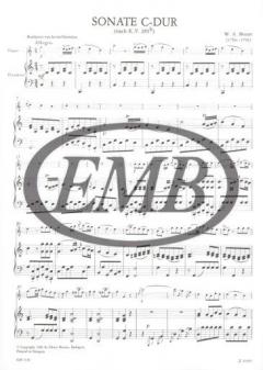 Sonata in C major K 285/b von Wolfgang Amadeus Mozart 