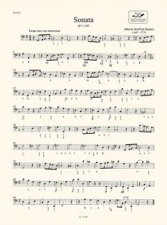 5 Sonate per flauto traverso e basso continuo von Johann Joachim Quantz 