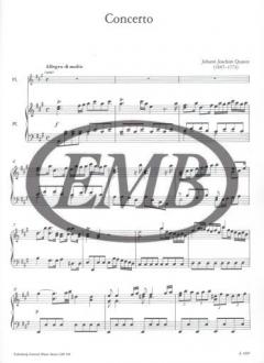 Concerto in la maggiore von Johann Joachim Quantz 