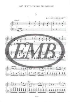 Concerto in sol maggiore per flauto ed orchestra von Antonio Rosetti 