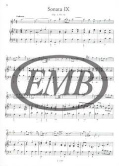 12 Sonate op. 2 Vol. 3 von Giuseppe Sammartini 