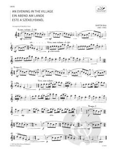 An Evening in The Village von Béla Bartók 