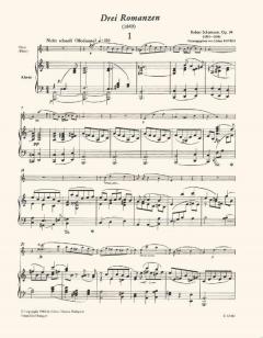 3 Romances von Robert Schumann 