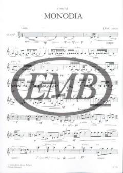Monodia von Istvan Lang 