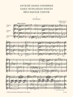 Alte ungarische Tänze aus dem 17. Jahrhundert von Ferenc Farkas 