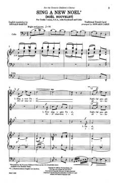 Sing A New Noel (Noel Nouvelet) 