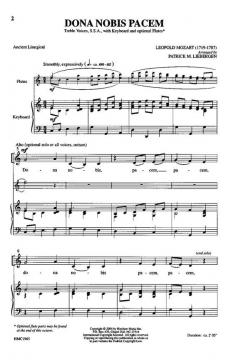 Dona Nobis Pacem von Leopold Mozart 