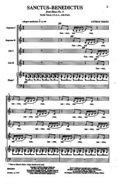 Sanctus-Benedictus (From Mass #6) von György Orban 