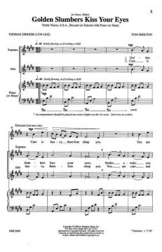 Golden Slumbers Kiss Your Eyes von Tom Shelton 
