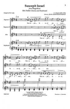 Suscepit Israel von Johann Sebastian Bach 