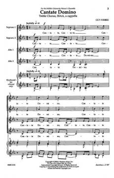 Cantate Domino von Guy Forbes 