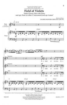 Field Of Violets von Valerie J. CrescenzValerie J. Crescenz 
