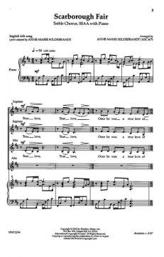 Scarborough Fair von Anne Marie Hildebrandt 