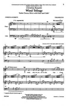 Wind Trilogy: Christina Rossetti von Tom Shelton 