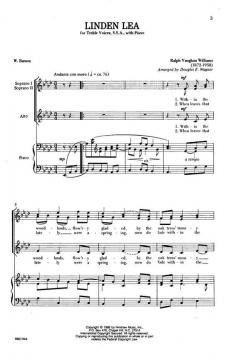 Linden Lea von Ralph Vaughan Williams 