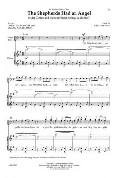 The Shepherds Had An Angel von Christina Rosetti/Neil Harmon 