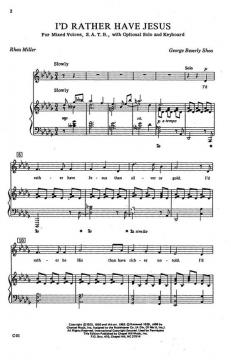 I'd Rather Have Jesus von George Beverly Shea 