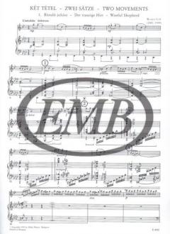2 Movements von Leo Weiner 