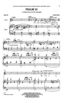 Psalm 23 von Diane Bish 