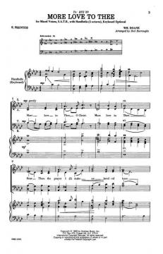 More Love To Thee von William Howard Doane 