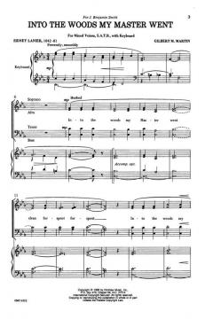 Into The Woods My Master Went von Gilbert M. Martin 