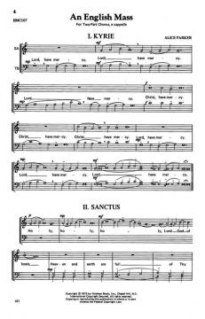 An English Mass von Alice Parker 