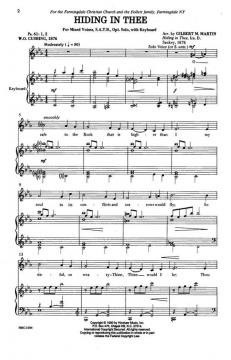 Hiding In Thee von Ira D. Sankey 