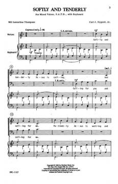 Softly And Tenderly von Carl Nygard 