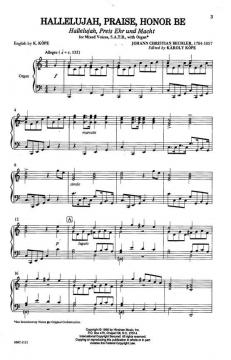 Hallelujah, Praise, Honor Be von J. BechlerJ. BechlerKarl Kope 