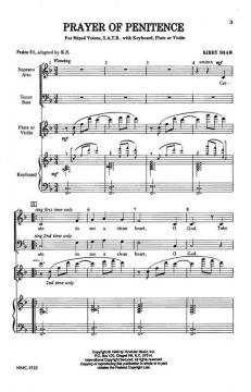 Prayer Of Penitence von Kirby Shaw 