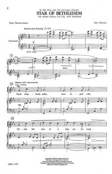 Star Of Bethlehem von Bob Chilcott 