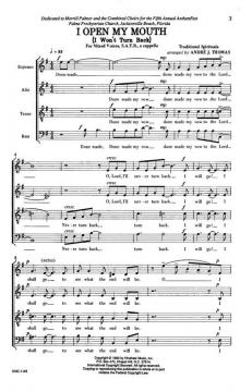 I Open My Mouth (I Won't Turn Back) 