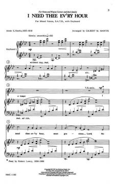 I Need Thee Every Hour von Robert Lowry 