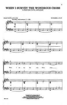 When I Survey The Wondrous Cross von Ed Harris 