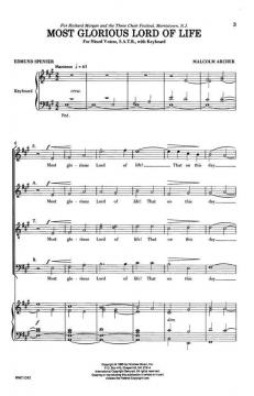 Most Glorious Lord Of Life von Malcolm Archer 