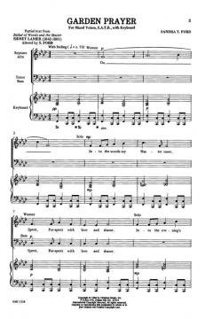 Garden Prayer von Sandra T. Ford 
