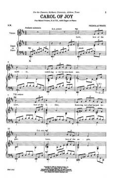 Carol Of Joy von Nicholas WhiteNicholas White 