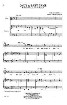 Only A Baby Came von Natalie Sleeth 