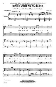 Praise With An Alleluia von Allen Pote 