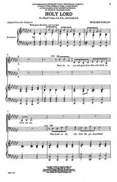 Holy Lord von Benjamin Harlan 