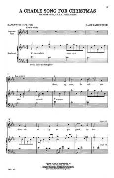 A Cradle Song For Christmas von David Catherwood 