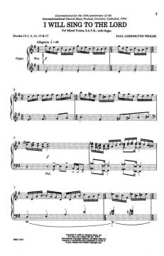 I Will Sing To The Lord von Paul Leddington WrightPaul Leddington Wright 